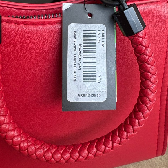 Badgley Mischka Braided handles purse - Picture 6 of 8